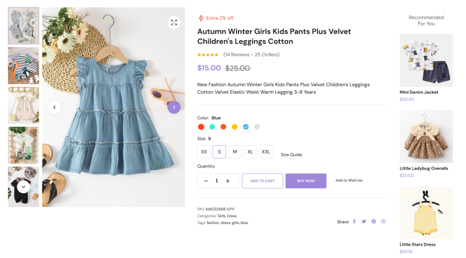 Optimizing the Kinderland shopping experience